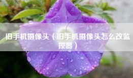 旧手机摄像头（旧手机摄像头怎么改监控器）