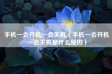 手机一会开机一会关机（手机一会开机一会关机是什么原因）
